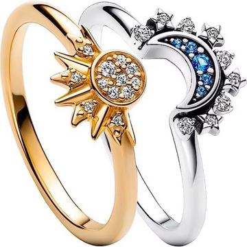 Moon Sun Collection Rings.