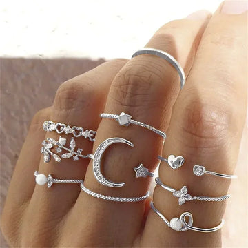 10Pcs Rings