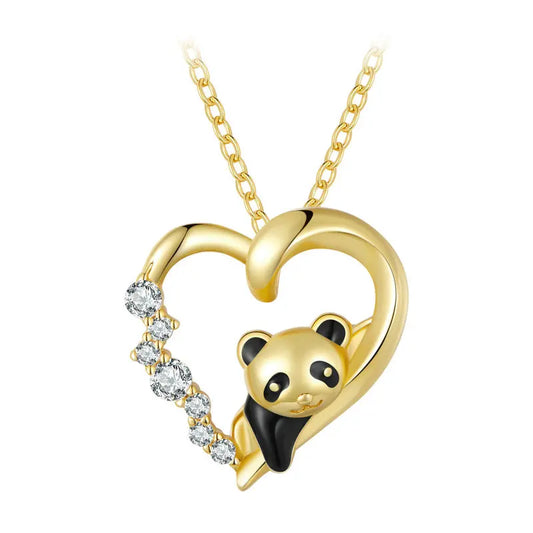 Panda Crystal Necklace