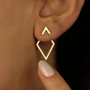 Triangles Stud Earrings