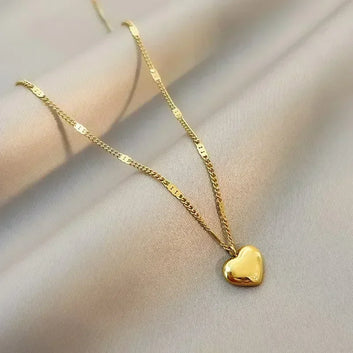 New Heart-border Chain